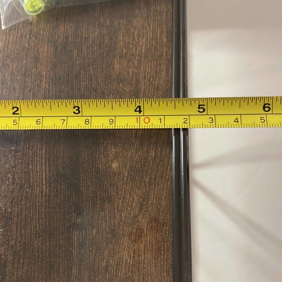 Floating Shelves Set Of 2 13” And 16” Long Pre-assembled Wood And Black Metal - Picture 8 of 9